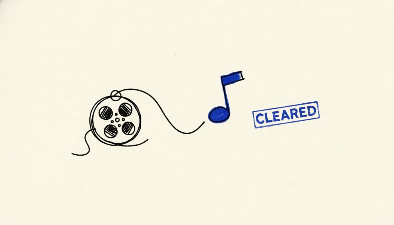 Music clearance for festivals